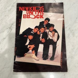 New Kids on the Block NKOTB vintage  poster book